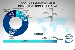 DOĞU KARADENİZ BÖLGESİ İHRACATI REKOR KIRDI